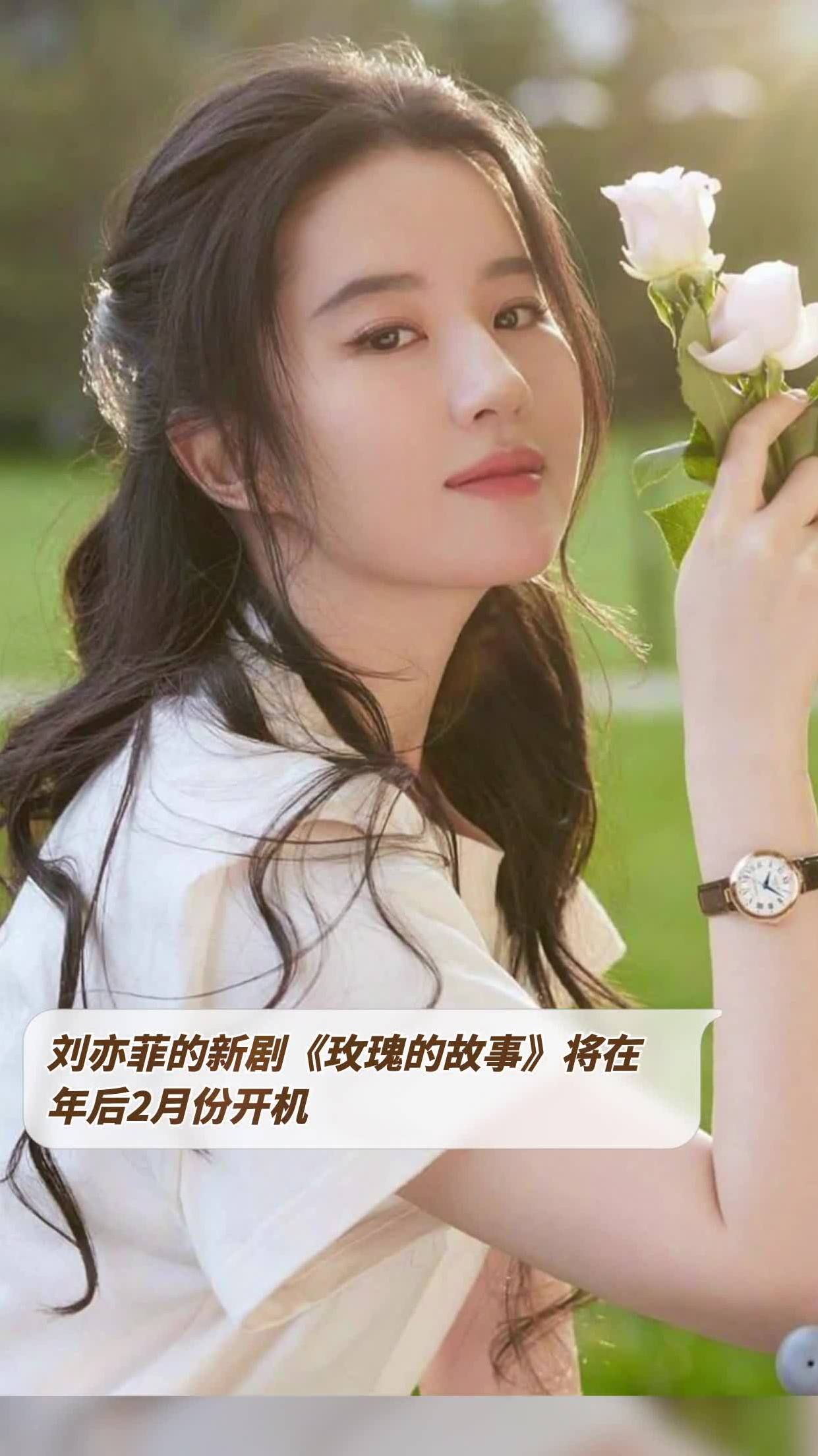 《玫瑰故事》曝海报 刘亦菲身处玫瑰花丛宛若油画