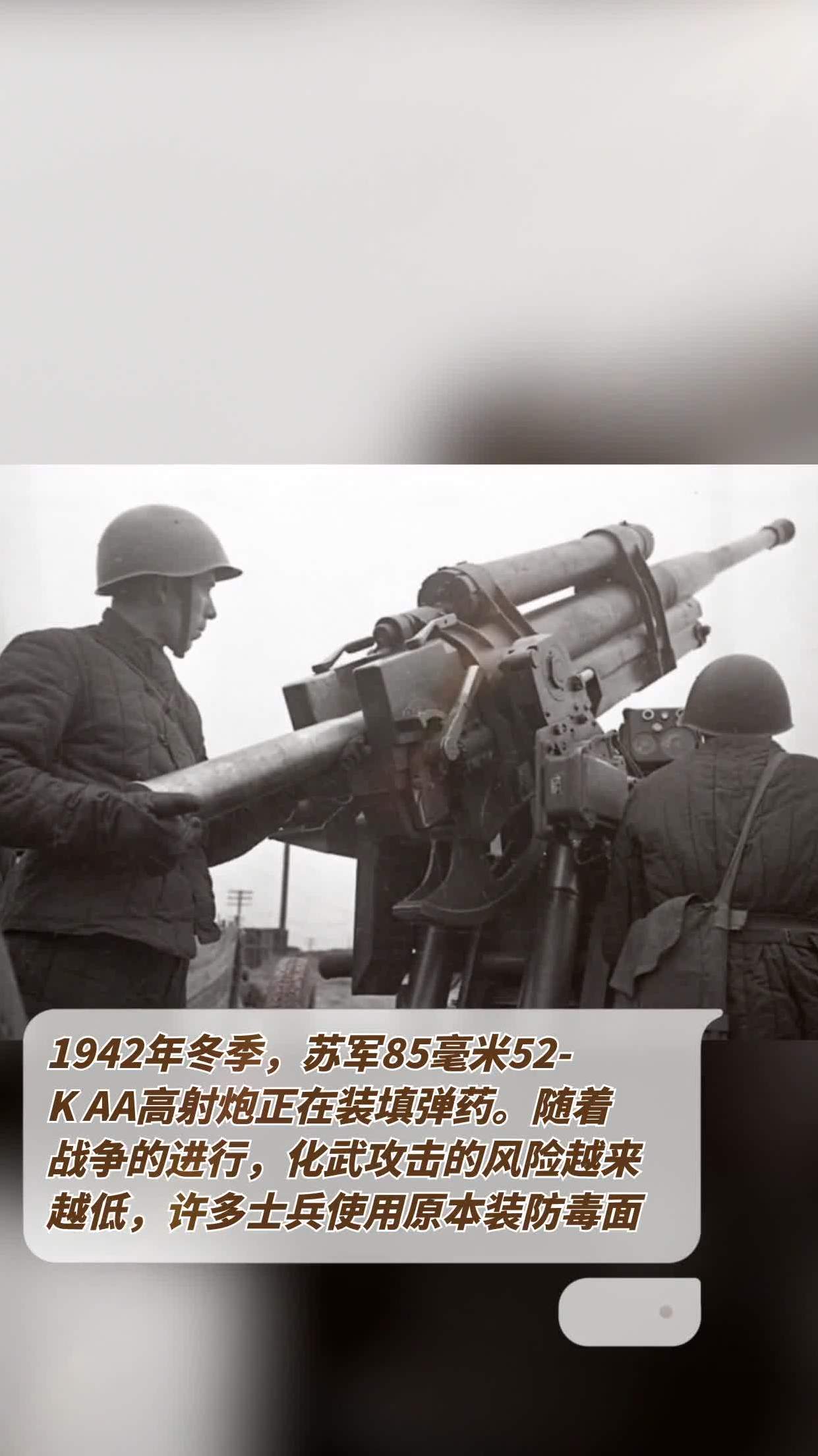 苏联85毫米高射炮图片