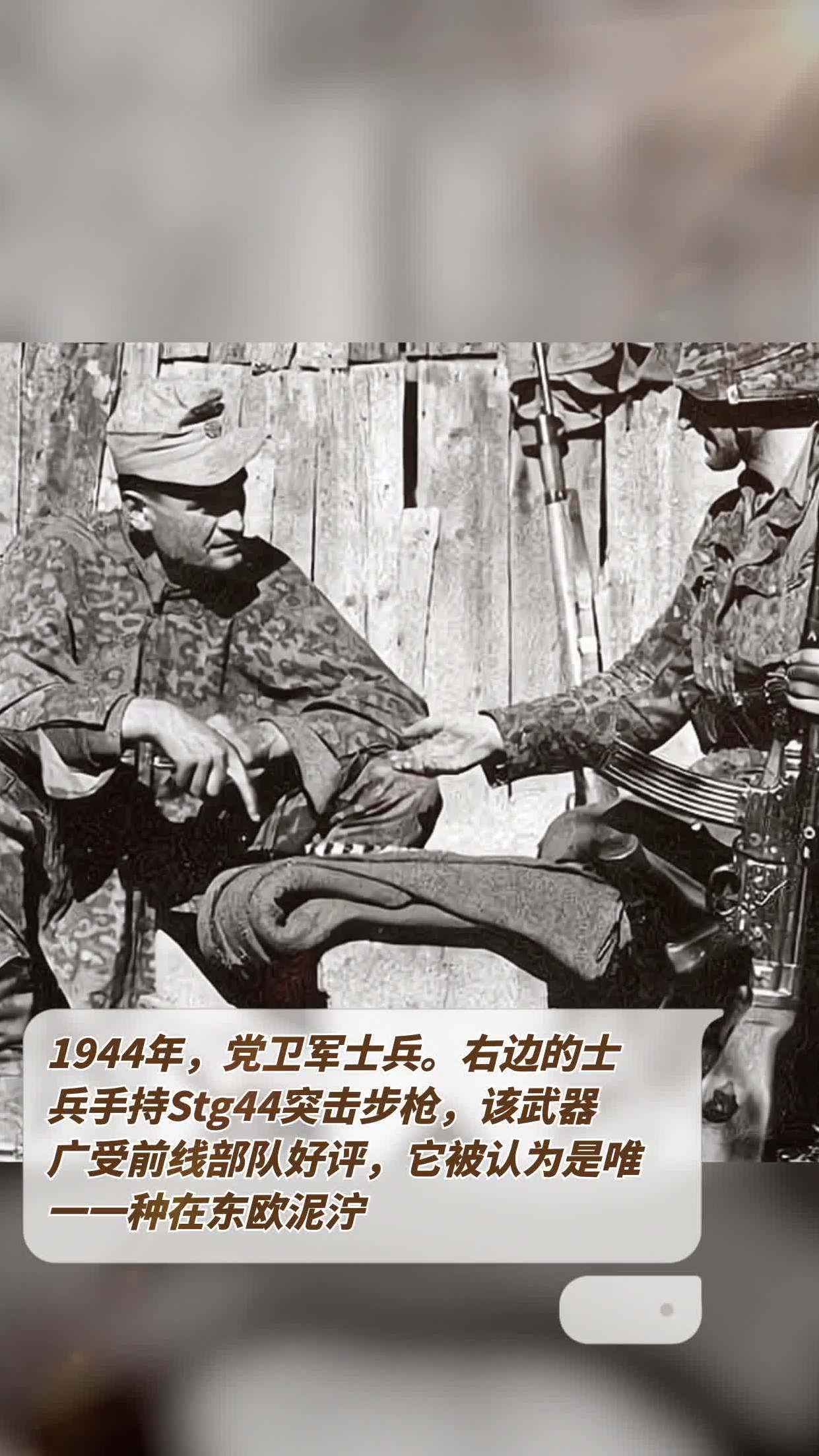 1944年,党卫军士兵