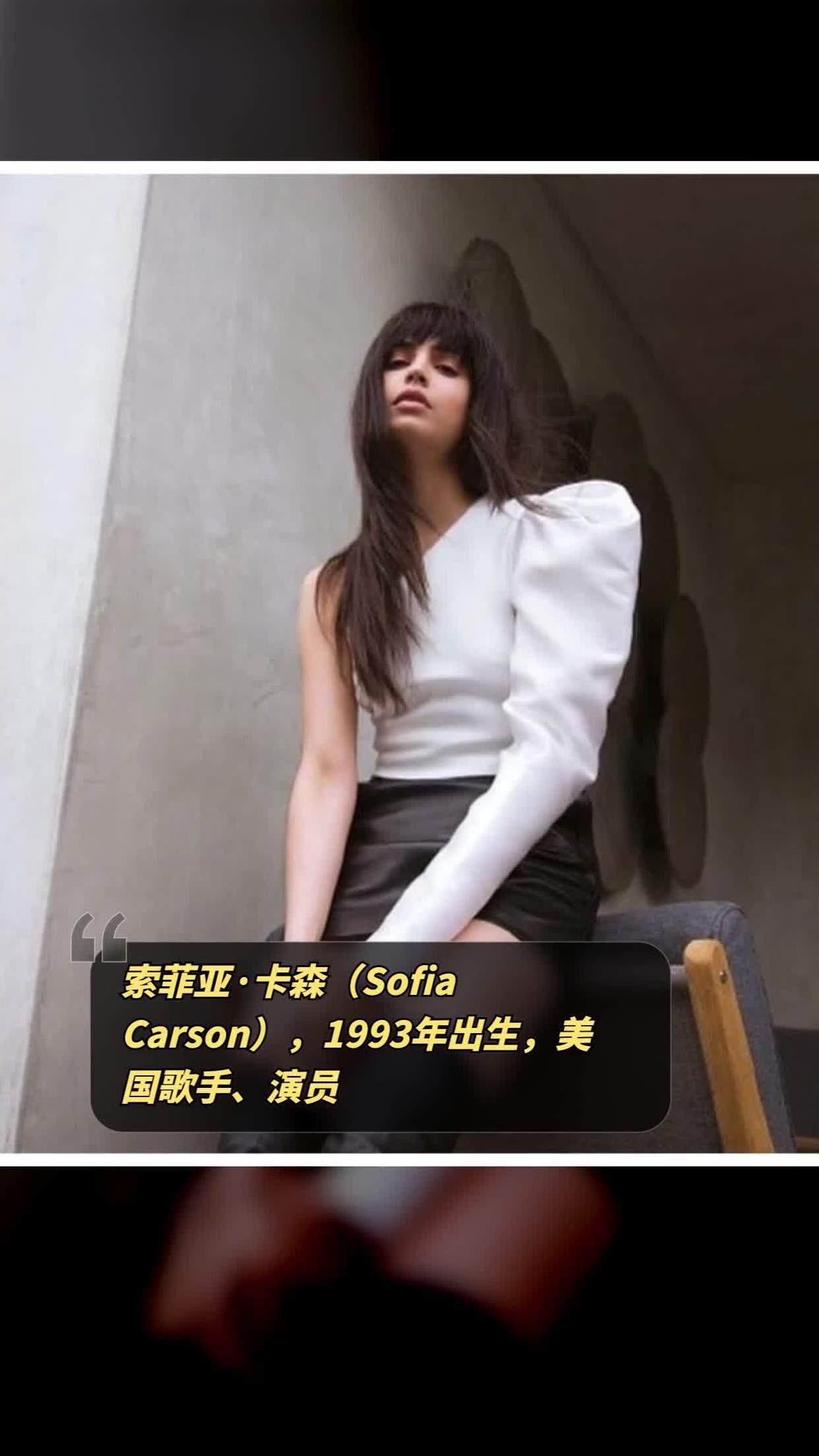 索菲亚·卡森(sofiacarson),1993年出生,美国歌手,演员