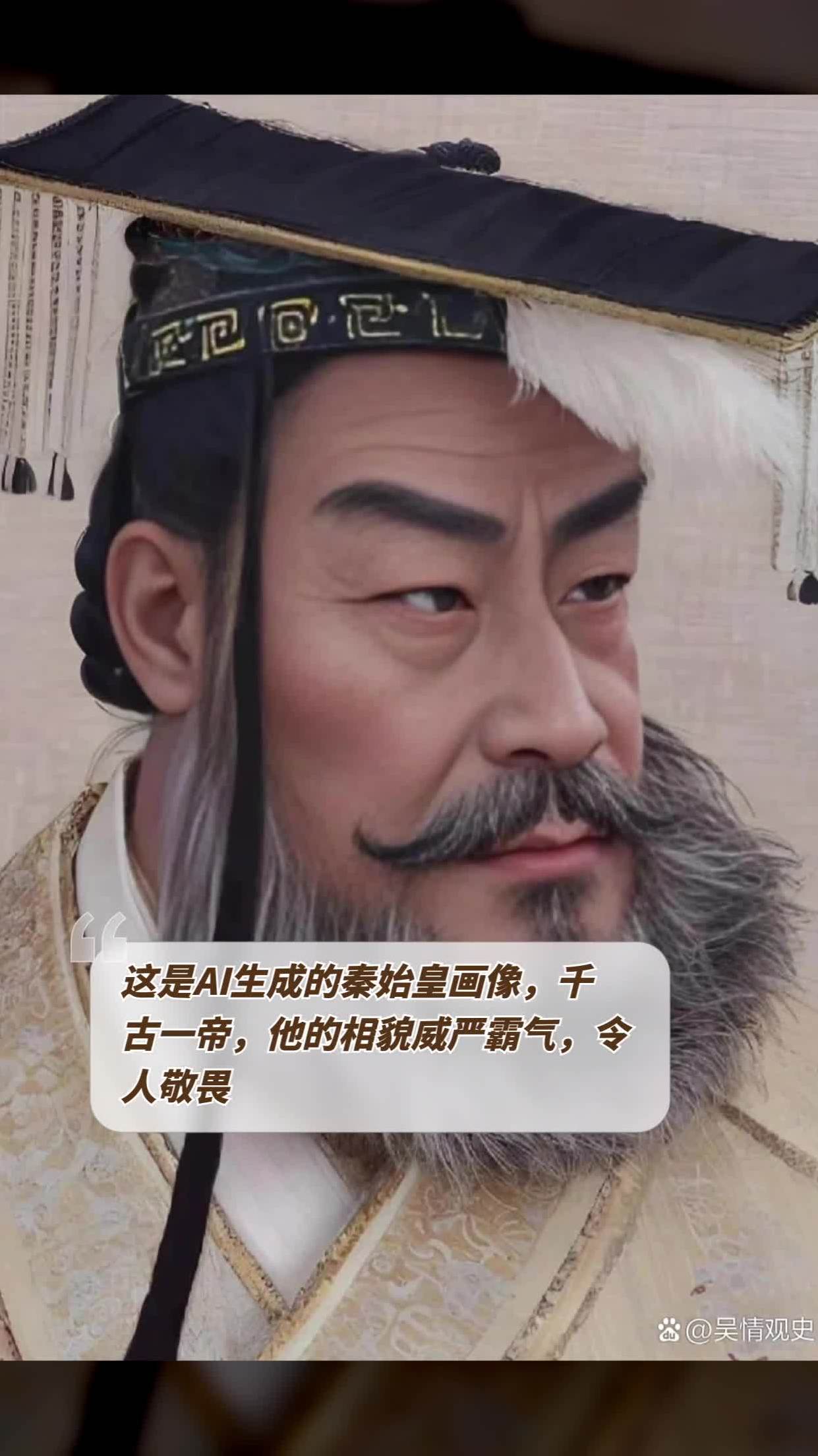 秦始皇ai复原图片