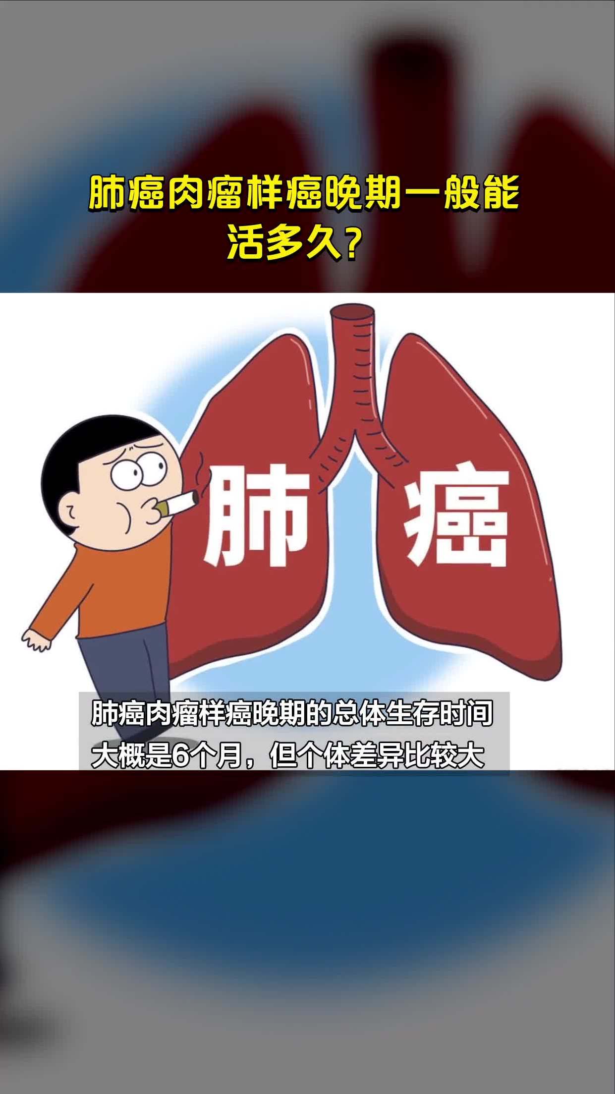肺癌早期症状能活多久图片